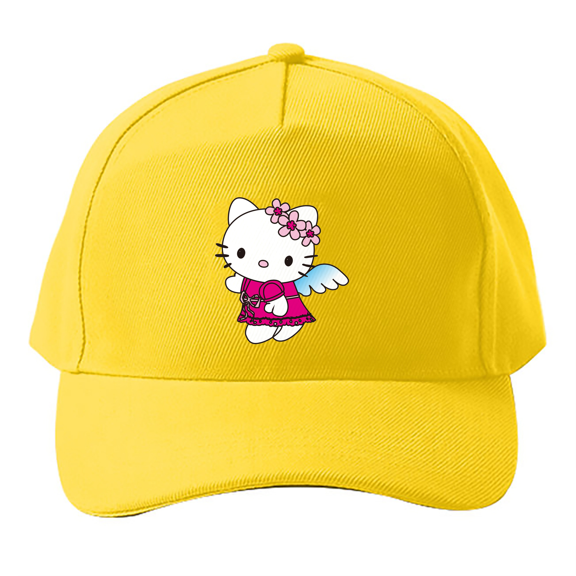 （画像用） Hello Kitty ハローキティ ベースボールキャップ 綿100％ 男女兼用 帽子 スポーツ
